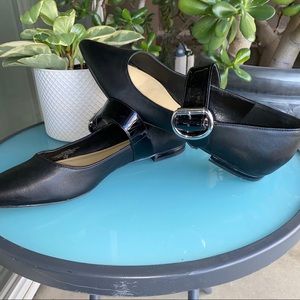 Marc Fisher patent leather buckle shoes 10 pointy pre owned